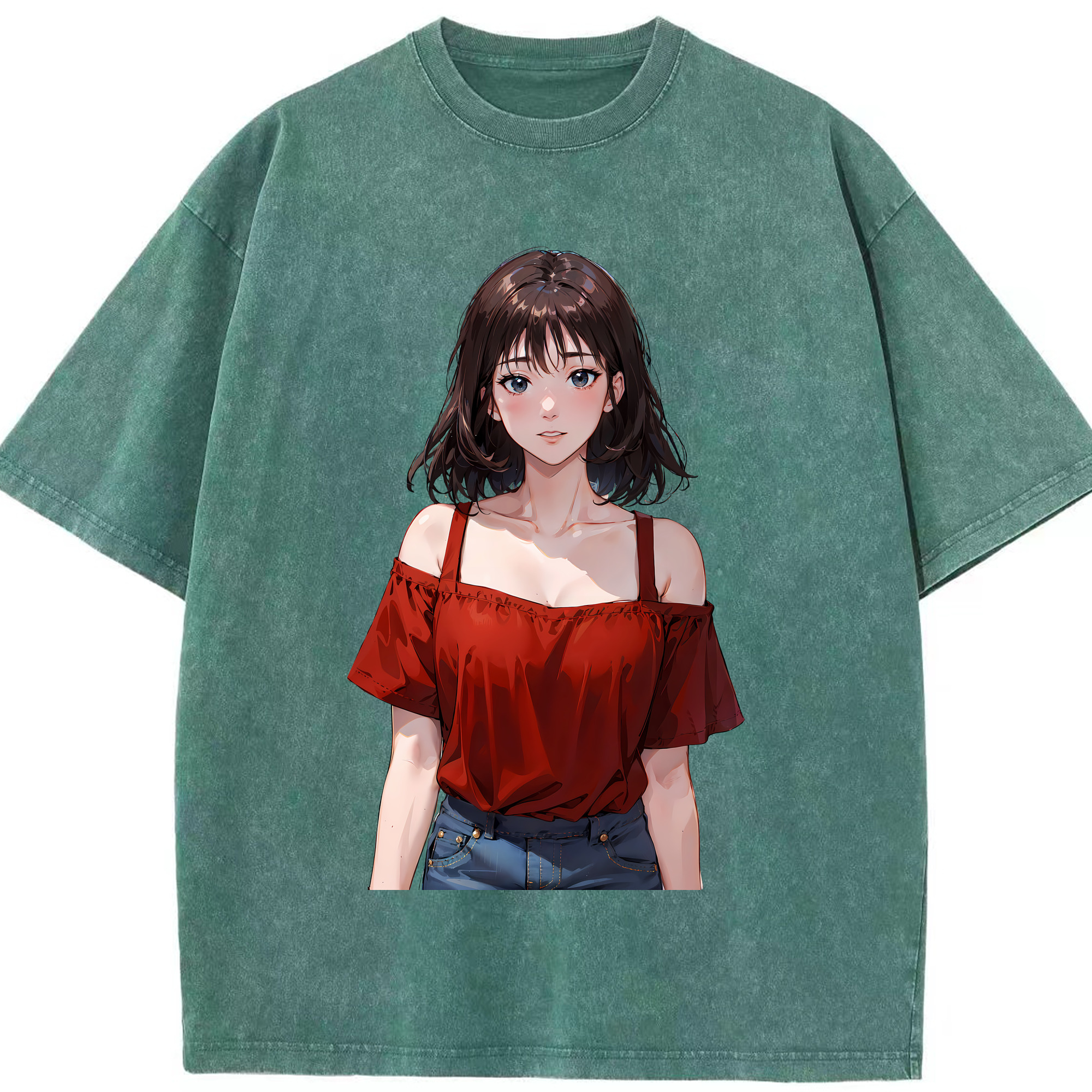 （画像用） SLAM DUNK／スラムダンク 綿100% ヴィンテージ風 半袖Tシャツ（フロントプリント）